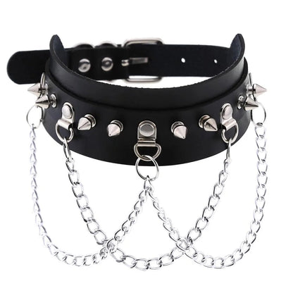 BDSM Different Style Fashion Punk Men Torques Necklace Gothic PU Leather Choker Collar Necklace Women Body Chain - My StoreBDSM Different Style Fashion Punk Men Torques Necklace Gothic PU Leather Choker Collar Necklace Women Body Chainthai - adultMy Storeblack - 10BDSM Different Style Fashion Punk Men Torques Necklace Gothic PU Leather Choker Collar Necklace Women Body Chain