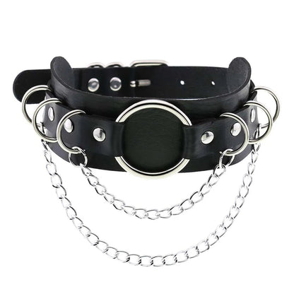 BDSM Different Style Fashion Punk Men Torques Necklace Gothic PU Leather Choker Collar Necklace Women Body Chain - My StoreBDSM Different Style Fashion Punk Men Torques Necklace Gothic PU Leather Choker Collar Necklace Women Body Chainthai - adultMy StoreOXQ04BDSM Different Style Fashion Punk Men Torques Necklace Gothic PU Leather Choker Collar Necklace Women Body Chain
