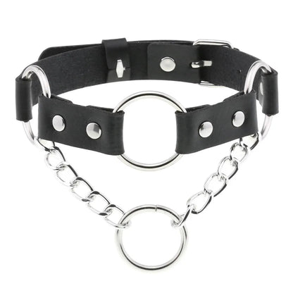 BDSM Different Style Fashion Punk Men Torques Necklace Gothic PU Leather Choker Collar Necklace Women Body Chain - My StoreBDSM Different Style Fashion Punk Men Torques Necklace Gothic PU Leather Choker Collar Necklace Women Body Chainthai - adultMy Storeblack - starBDSM Different Style Fashion Punk Men Torques Necklace Gothic PU Leather Choker Collar Necklace Women Body Chain