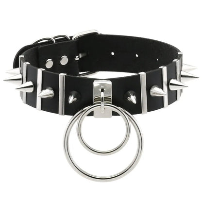 BDSM Different Style Fashion Punk Men Torques Necklace Gothic PU Leather Choker Collar Necklace Women Body Chain - My StoreBDSM Different Style Fashion Punk Men Torques Necklace Gothic PU Leather Choker Collar Necklace Women Body Chainthai - adultMy Storeblack - starBDSM Different Style Fashion Punk Men Torques Necklace Gothic PU Leather Choker Collar Necklace Women Body Chain