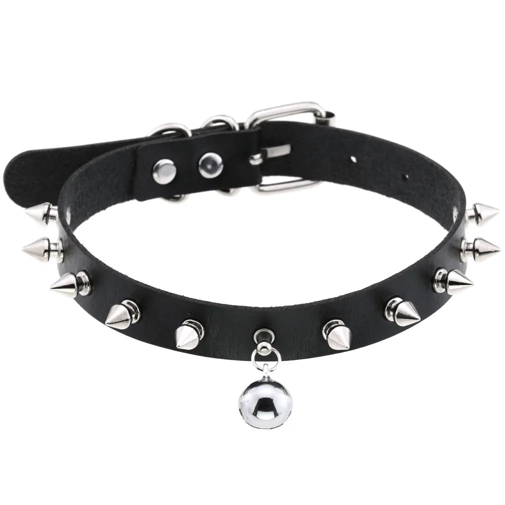 BDSM Different Style Fashion Punk Men Torques Necklace Gothic PU Leather Choker Collar Necklace Women Body Chain - My StoreBDSM Different Style Fashion Punk Men Torques Necklace Gothic PU Leather Choker Collar Necklace Women Body Chainthai - adultMy Storeblack - ballBDSM Different Style Fashion Punk Men Torques Necklace Gothic PU Leather Choker Collar Necklace Women Body Chain