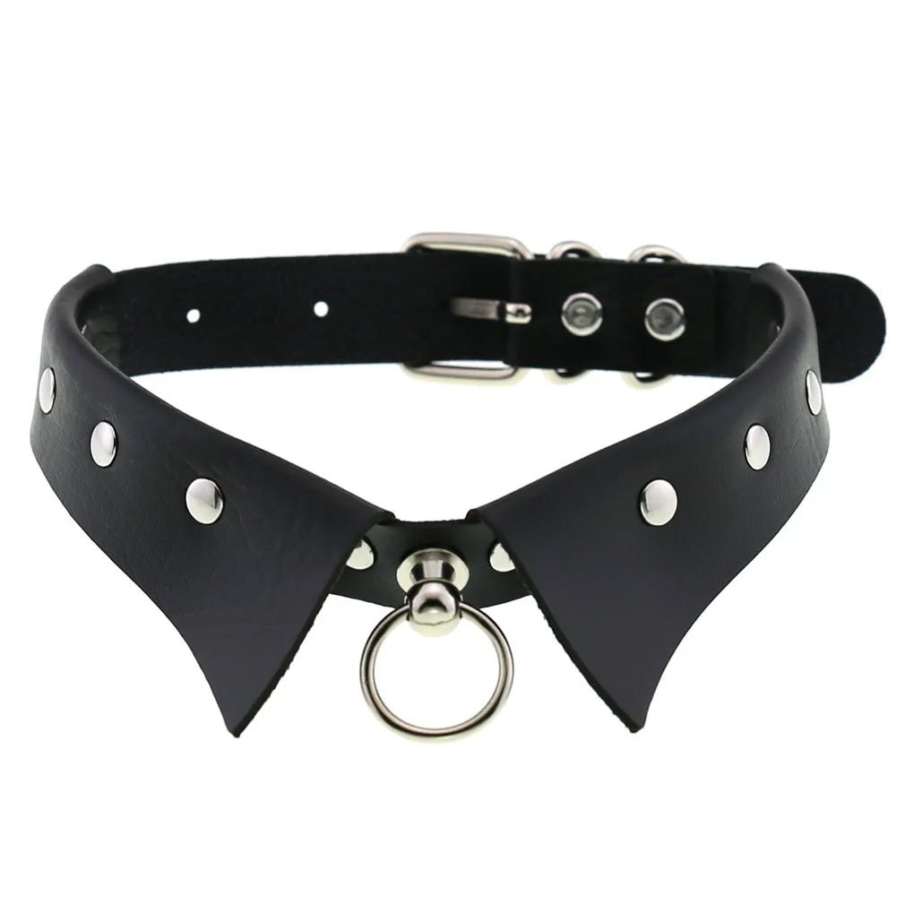 BDSM Different Style Fashion Punk Men Torques Necklace Gothic PU Leather Choker Collar Necklace Women Body Chain - My StoreBDSM Different Style Fashion Punk Men Torques Necklace Gothic PU Leather Choker Collar Necklace Women Body Chainthai - adultMy Storeblack - 19BDSM Different Style Fashion Punk Men Torques Necklace Gothic PU Leather Choker Collar Necklace Women Body Chain