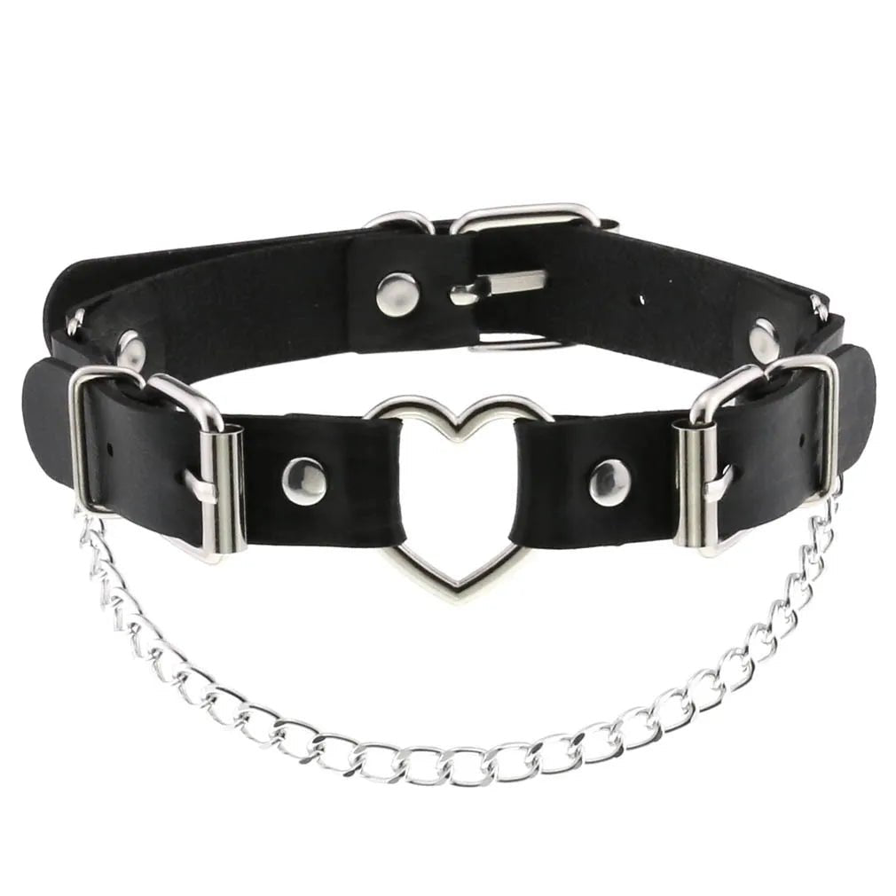 BDSM Different Style Fashion Punk Men Torques Necklace Gothic PU Leather Choker Collar Necklace Women Body Chain - My StoreBDSM Different Style Fashion Punk Men Torques Necklace Gothic PU Leather Choker Collar Necklace Women Body Chainthai - adultMy Storeblack - starBDSM Different Style Fashion Punk Men Torques Necklace Gothic PU Leather Choker Collar Necklace Women Body Chain