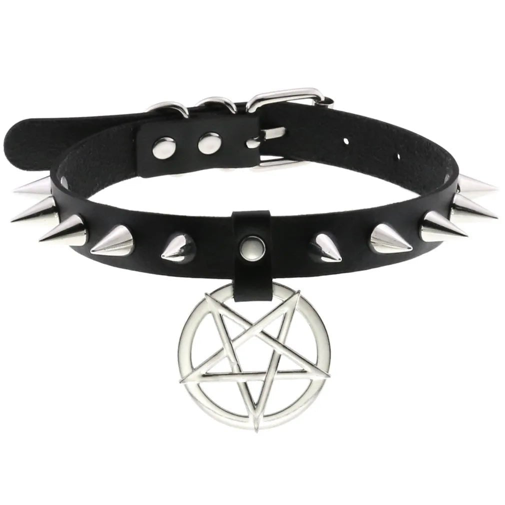 BDSM Different Style Fashion Punk Men Torques Necklace Gothic PU Leather Choker Collar Necklace Women Body Chain - My StoreBDSM Different Style Fashion Punk Men Torques Necklace Gothic PU Leather Choker Collar Necklace Women Body Chainthai - adultMy Storeblack - starBDSM Different Style Fashion Punk Men Torques Necklace Gothic PU Leather Choker Collar Necklace Women Body Chain