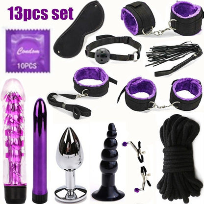 BDSM Erotic Toy Set Sexy Toys Adult Games Sex Bondage Restraint.Handcuffs Nipple Clamp Whip Collar Sex Toys for Couples - My StoreBDSM Erotic Toy Set Sexy Toys Adult Games Sex Bondage Restraint.Handcuffs Nipple Clamp Whip Collar Sex Toys for Couples33sextoysMy Store8pcs8pcsBDSM Erotic Toy Set Sexy Toys Adult Games Sex Bondage Restraint.Handcuffs Nipple Clamp Whip Collar Sex Toys for Couples