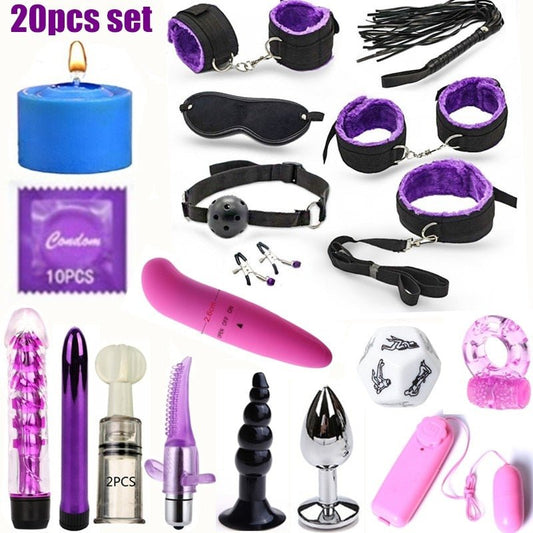 BDSM Erotic Toy Set Sexy Toys Adult Games Sex Bondage Restraint.Handcuffs Nipple Clamp Whip Collar Sex Toys for Couples - My StoreBDSM Erotic Toy Set Sexy Toys Adult Games Sex Bondage Restraint.Handcuffs Nipple Clamp Whip Collar Sex Toys for Couples33sextoysMy Store8pcs8pcsBDSM Erotic Toy Set Sexy Toys Adult Games Sex Bondage Restraint.Handcuffs Nipple Clamp Whip Collar Sex Toys for Couples