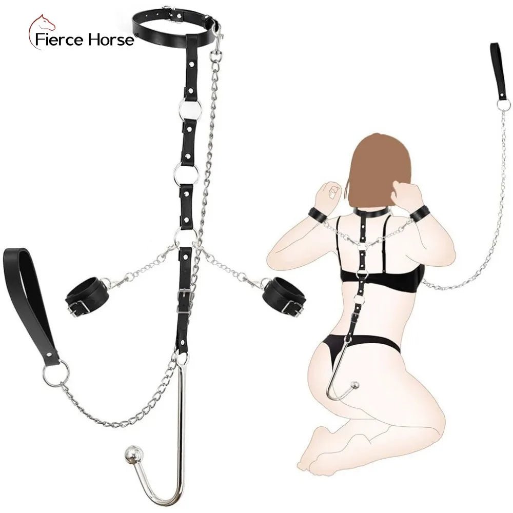 Bdsm Kit Adult Erotic Games SM Bondage 6 Styles Restraint Handcuffs Bondage Toys Couples Pleasure Slave Sex Toy Tool Bundle Game - My StoreBdsm Kit Adult Erotic Games SM Bondage 6 Styles Restraint Handcuffs Bondage Toys Couples Pleasure Slave Sex Toy Tool Bundle Gamethai - adultMy StoreFierce Horse BDSM - CBdsm Kit Adult Erotic Games SM Bondage 6 Styles Restraint Handcuffs Bondage Toys Couples Pleasure Slave Sex Toy Tool Bundle Game