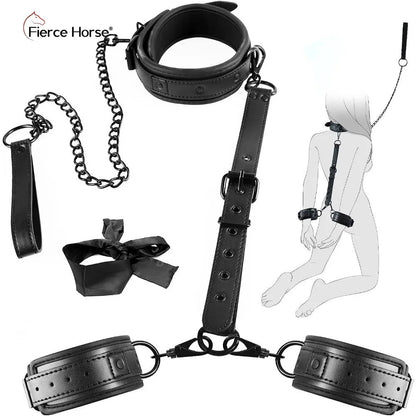 Bdsm Kit Adult Erotic Games SM Bondage 6 Styles Restraint Handcuffs Bondage Toys Couples Pleasure Slave Sex Toy Tool Bundle Game - My StoreBdsm Kit Adult Erotic Games SM Bondage 6 Styles Restraint Handcuffs Bondage Toys Couples Pleasure Slave Sex Toy Tool Bundle Gamethai - adultMy StoreFierce Horse BDSM - CBdsm Kit Adult Erotic Games SM Bondage 6 Styles Restraint Handcuffs Bondage Toys Couples Pleasure Slave Sex Toy Tool Bundle Game