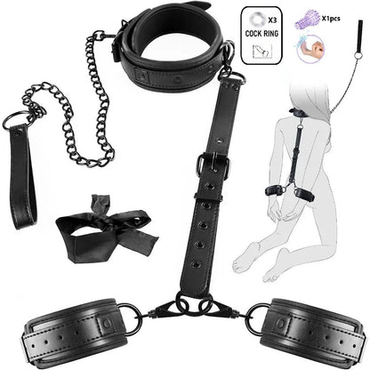 Bdsm Kit Adult Erotic Games SM Bondage 6 Styles Restraint Handcuffs Bondage Toys Couples Pleasure Slave Sex Toy Tool Bundle Game - My StoreBdsm Kit Adult Erotic Games SM Bondage 6 Styles Restraint Handcuffs Bondage Toys Couples Pleasure Slave Sex Toy Tool Bundle Gamethai - adultMy StoreFierce Horse BDSM - DBdsm Kit Adult Erotic Games SM Bondage 6 Styles Restraint Handcuffs Bondage Toys Couples Pleasure Slave Sex Toy Tool Bundle Game
