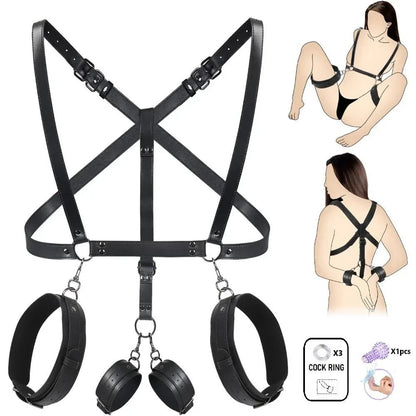 Bdsm Kit Adult Erotic Games SM Bondage 6 Styles Restraint Handcuffs Bondage Toys Couples Pleasure Slave Sex Toy Tool Bundle Game - My StoreBdsm Kit Adult Erotic Games SM Bondage 6 Styles Restraint Handcuffs Bondage Toys Couples Pleasure Slave Sex Toy Tool Bundle Gamethai - adultMy StoreFierce Horse BDSM - EBdsm Kit Adult Erotic Games SM Bondage 6 Styles Restraint Handcuffs Bondage Toys Couples Pleasure Slave Sex Toy Tool Bundle Game