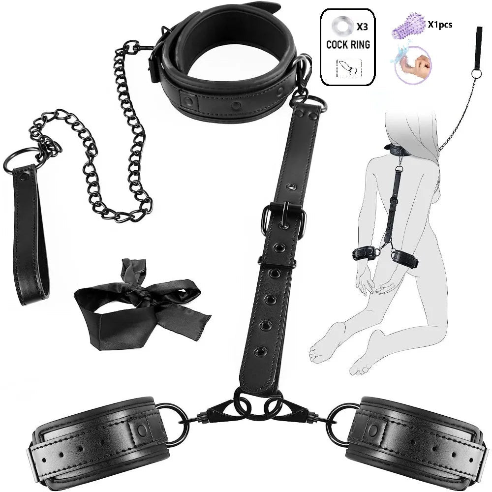 Bdsm Kit Adult Erotic Games SM Bondage 6 Styles Restraint Handcuffs Bondage Toys Couples Pleasure Slave Sex Toy Tool Bundle Game - My StoreBdsm Kit Adult Erotic Games SM Bondage 6 Styles Restraint Handcuffs Bondage Toys Couples Pleasure Slave Sex Toy Tool Bundle Gamethai - adultMy StoreFierce Horse BDSM - CBdsm Kit Adult Erotic Games SM Bondage 6 Styles Restraint Handcuffs Bondage Toys Couples Pleasure Slave Sex Toy Tool Bundle Game