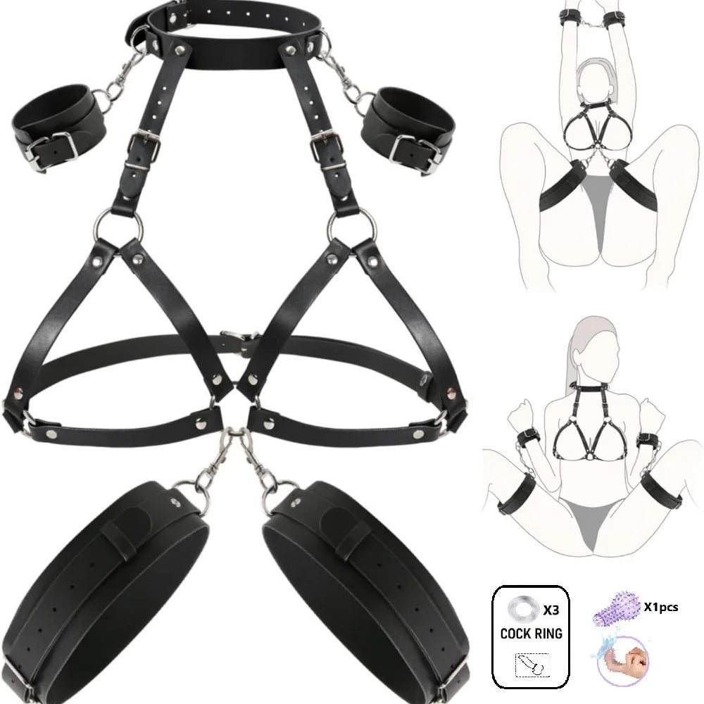 Bdsm Kit Adult Erotic Games SM Bondage 6 Styles Restraint Handcuffs Bondage Toys Couples Pleasure Slave Sex Toy Tool Bundle Game - My StoreBdsm Kit Adult Erotic Games SM Bondage 6 Styles Restraint Handcuffs Bondage Toys Couples Pleasure Slave Sex Toy Tool Bundle Gamethai - adultMy StoreFierce Horse BDSM - CBdsm Kit Adult Erotic Games SM Bondage 6 Styles Restraint Handcuffs Bondage Toys Couples Pleasure Slave Sex Toy Tool Bundle Game