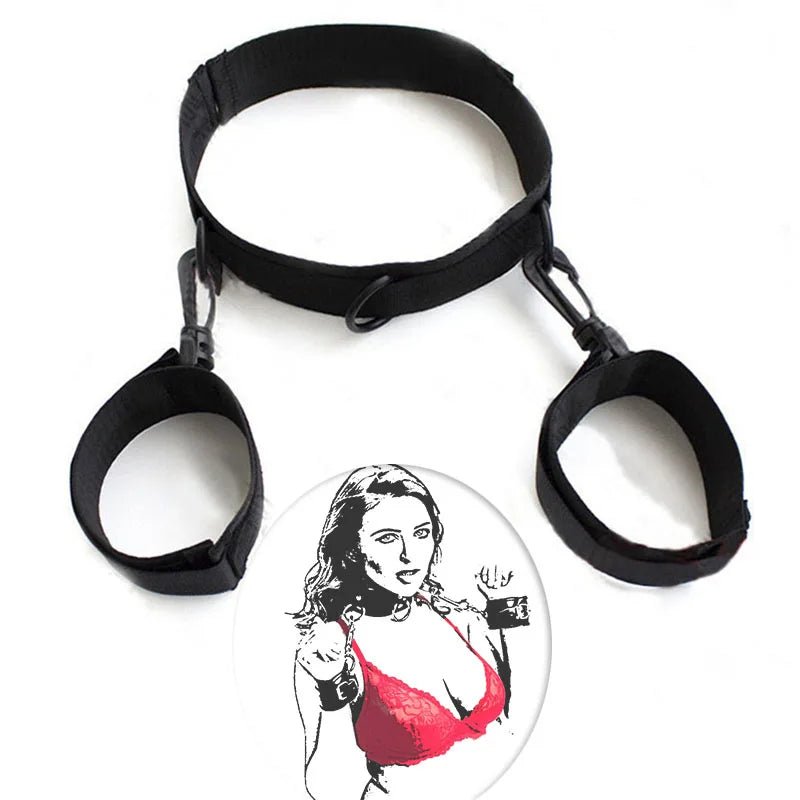 BDSM Neck Restraint Handcuff Adjustable Fastener SM Slave Sex Toy Nylon Handcuffs Erotic 18+ Adult Game Tool Kit Sex Shop - My StoreBDSM Neck Restraint Handcuff Adjustable Fastener SM Slave Sex Toy Nylon Handcuffs Erotic 18+ Adult Game Tool Kit Sex Shopthai - adultMy StoreBlackBDSM Neck Restraint Handcuff Adjustable Fastener SM Slave Sex Toy Nylon Handcuffs Erotic 18+ Adult Game Tool Kit Sex Shop