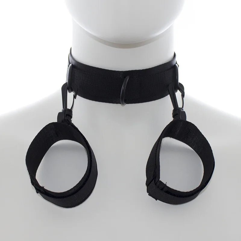 BDSM Neck Restraint Handcuff Adjustable Fastener SM Slave Sex Toy Nylon Handcuffs Erotic 18+ Adult Game Tool Kit Sex Shop - My StoreBDSM Neck Restraint Handcuff Adjustable Fastener SM Slave Sex Toy Nylon Handcuffs Erotic 18+ Adult Game Tool Kit Sex Shopthai - adultMy StoreBlackBDSM Neck Restraint Handcuff Adjustable Fastener SM Slave Sex Toy Nylon Handcuffs Erotic 18+ Adult Game Tool Kit Sex Shop