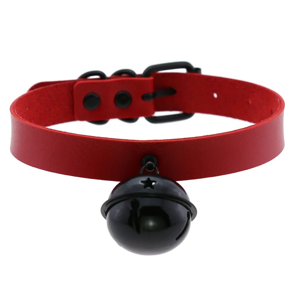 BDSM Punk Black Metal Tassel Red Choker Necklace Sexy Spiked Neck Strap Clavicle Collar Men Necklaces Halloween Women - My StoreBDSM Punk Black Metal Tassel Red Choker Necklace Sexy Spiked Neck Strap Clavicle Collar Men Necklaces Halloween Womenthai - adultMy StoreP043 redBDSM Punk Black Metal Tassel Red Choker Necklace Sexy Spiked Neck Strap Clavicle Collar Men Necklaces Halloween Women
