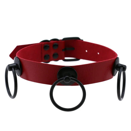 BDSM Punk Black Metal Tassel Red Choker Necklace Sexy Spiked Neck Strap Clavicle Collar Men Necklaces Halloween Women - My StoreBDSM Punk Black Metal Tassel Red Choker Necklace Sexy Spiked Neck Strap Clavicle Collar Men Necklaces Halloween Womenthai - adultMy StoreP079 redBDSM Punk Black Metal Tassel Red Choker Necklace Sexy Spiked Neck Strap Clavicle Collar Men Necklaces Halloween Women