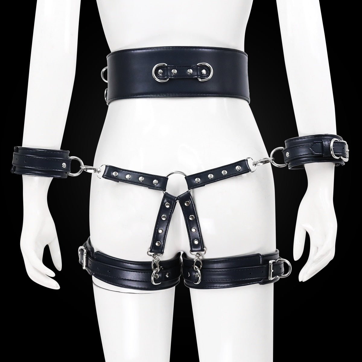 BDSM Sex Toy PU Leather Bondage Set Include Handcuffs.Belt. Legcuffs. Center Connection. Adult Toys Sex Bondage Toys for Women - My StoreBDSM Sex Toy PU Leather Bondage Set Include Handcuffs.Belt. Legcuffs. Center Connection. Adult Toys Sex Bondage Toys for Women33sextoysMy StoreWine redWine redBDSM Sex Toy PU Leather Bondage Set Include Handcuffs.Belt. Legcuffs. Center Connection. Adult Toys Sex Bondage Toys for Women