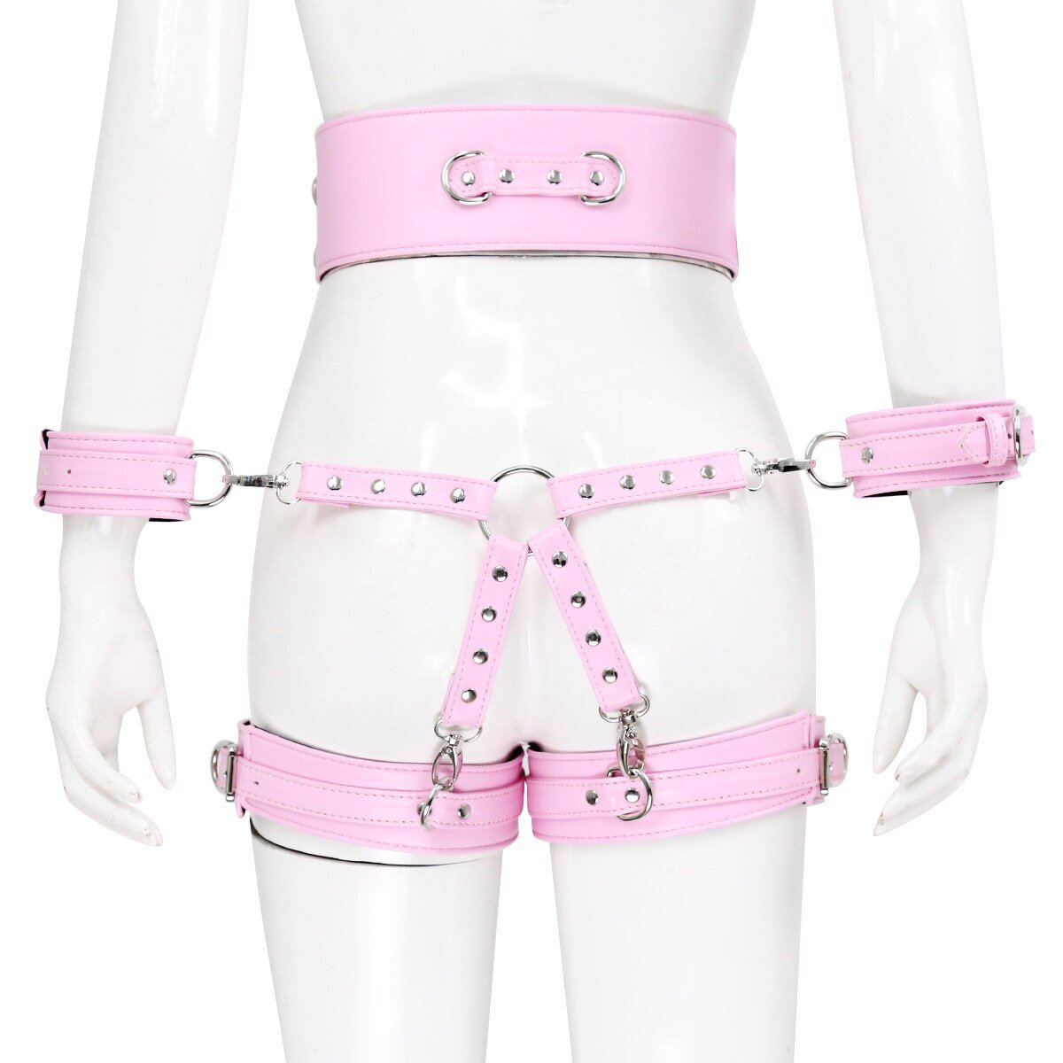 BDSM Sex Toy PU Leather Bondage Set Include Handcuffs.Belt. Legcuffs. Center Connection. Adult Toys Sex Bondage Toys for Women - My StoreBDSM Sex Toy PU Leather Bondage Set Include Handcuffs.Belt. Legcuffs. Center Connection. Adult Toys Sex Bondage Toys for Women33sextoysMy StoreWine redWine redBDSM Sex Toy PU Leather Bondage Set Include Handcuffs.Belt. Legcuffs. Center Connection. Adult Toys Sex Bondage Toys for Women