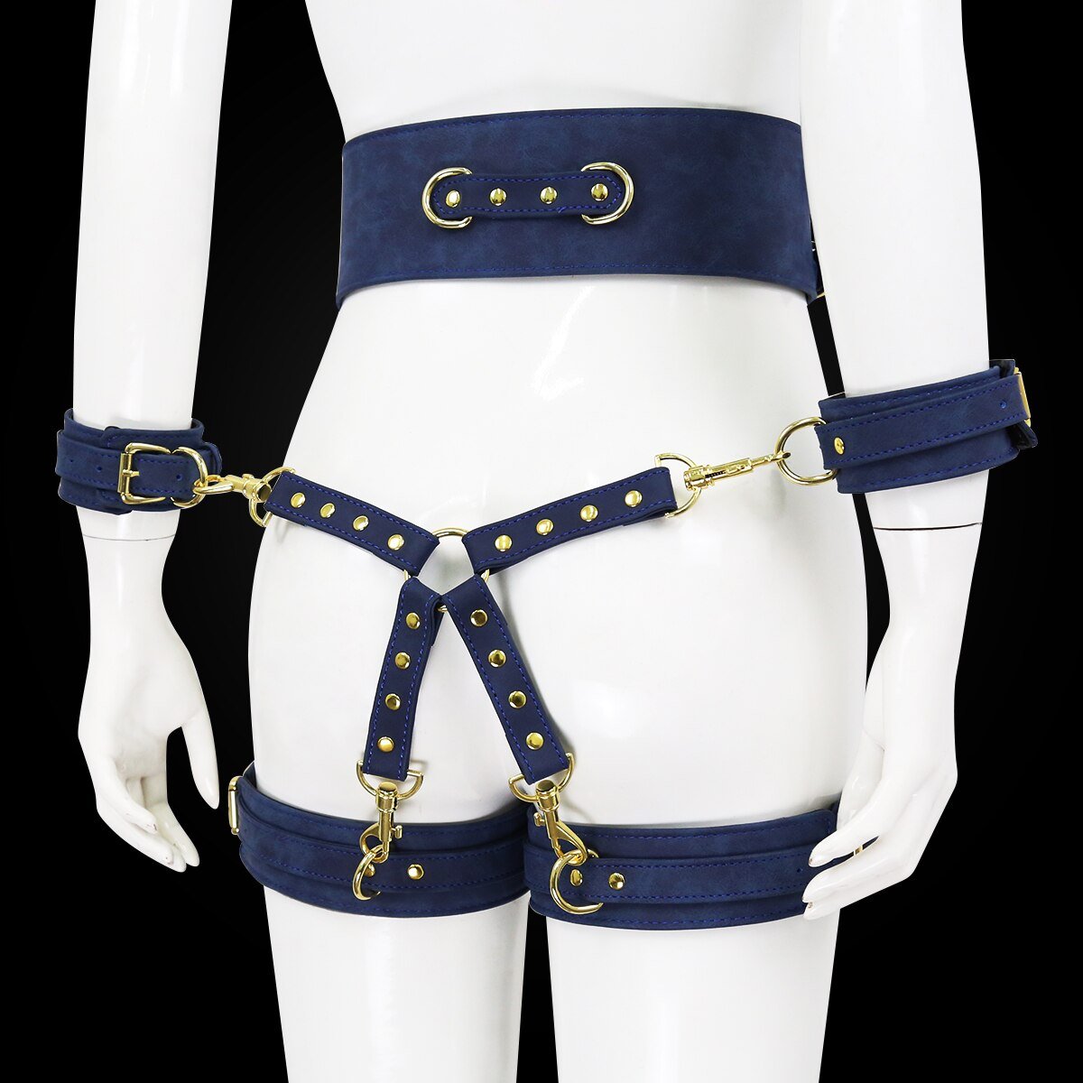 BDSM Sex Toy PU Leather Bondage Set Include Handcuffs.Belt. Legcuffs. Center Connection. Adult Toys Sex Bondage Toys for Women - My StoreBDSM Sex Toy PU Leather Bondage Set Include Handcuffs.Belt. Legcuffs. Center Connection. Adult Toys Sex Bondage Toys for Women33sextoysMy StoreWine redWine redBDSM Sex Toy PU Leather Bondage Set Include Handcuffs.Belt. Legcuffs. Center Connection. Adult Toys Sex Bondage Toys for Women