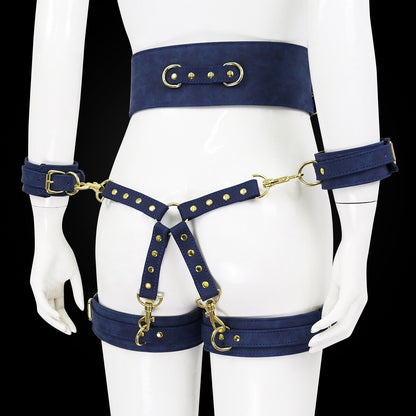 BDSM Sex Toy PU Leather Bondage Set Include Handcuffs.Belt. Legcuffs. Center Connection. Adult Toys Sex Bondage Toys for Women - My StoreBDSM Sex Toy PU Leather Bondage Set Include Handcuffs.Belt. Legcuffs. Center Connection. Adult Toys Sex Bondage Toys for Women33sextoysMy StoreWine redWine redBDSM Sex Toy PU Leather Bondage Set Include Handcuffs.Belt. Legcuffs. Center Connection. Adult Toys Sex Bondage Toys for Women
