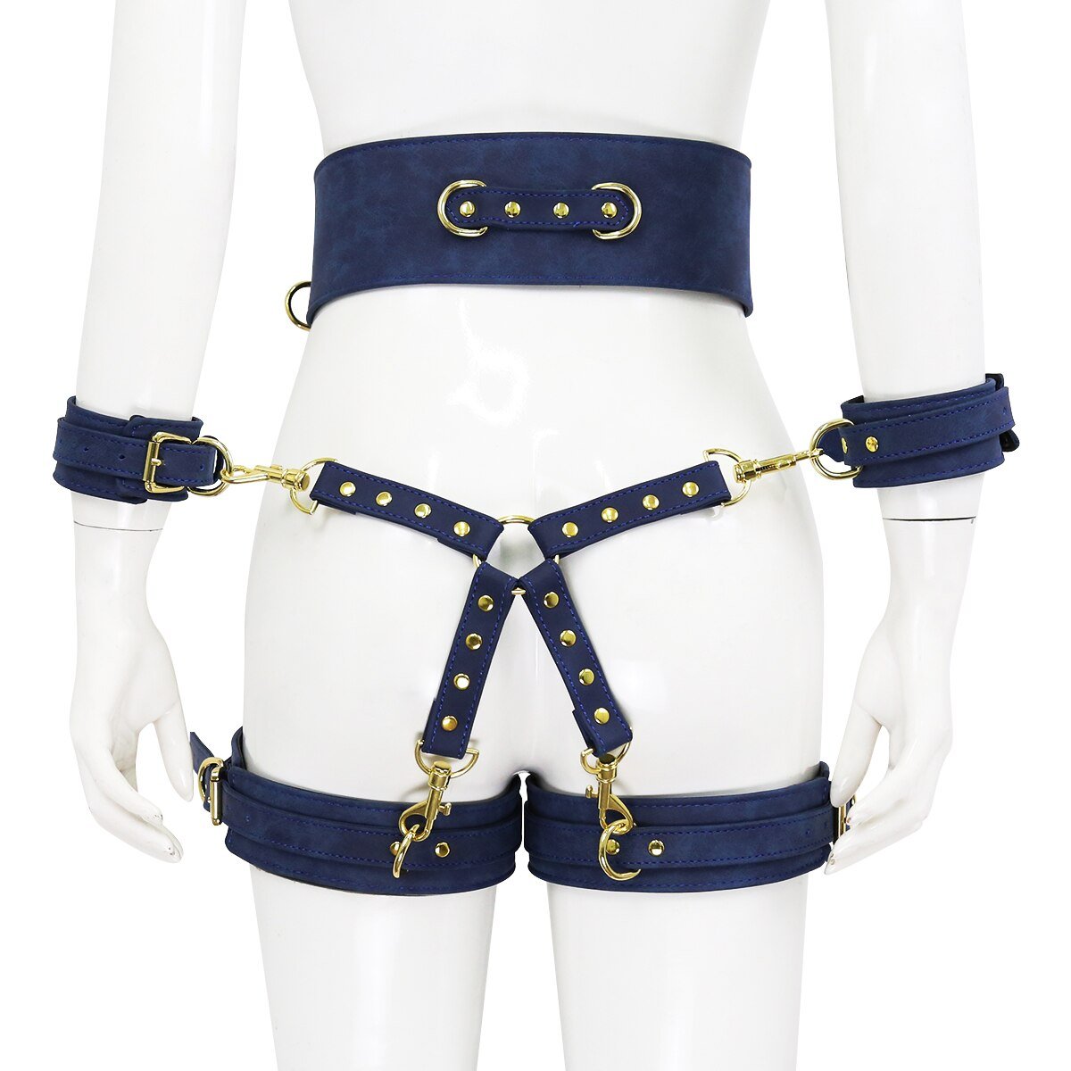 BDSM Sex Toy PU Leather Bondage Set Include Handcuffs.Belt. Legcuffs. Center Connection. Adult Toys Sex Bondage Toys for Women - My StoreBDSM Sex Toy PU Leather Bondage Set Include Handcuffs.Belt. Legcuffs. Center Connection. Adult Toys Sex Bondage Toys for Women33sextoysMy StoreWine redWine redBDSM Sex Toy PU Leather Bondage Set Include Handcuffs.Belt. Legcuffs. Center Connection. Adult Toys Sex Bondage Toys for Women