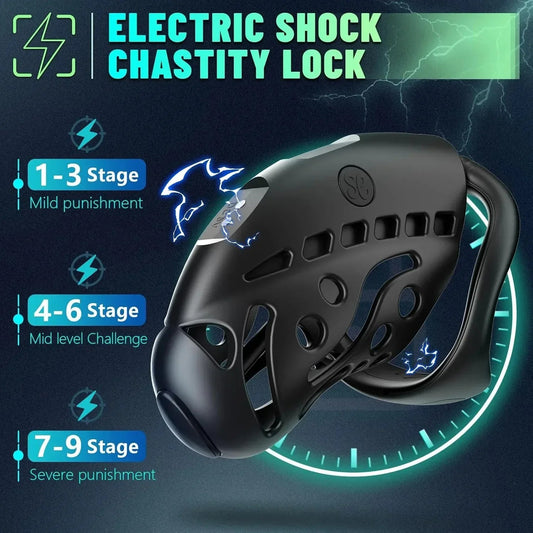 BDSM Shock Male Chastity Cage Wireless Remote Control Shock Chicken Cage Penis Lock With Urethral Obstruction - My StoreBDSM Shock Male Chastity Cage Wireless Remote Control Shock Chicken Cage Penis Lock With Urethral Obstructionthai - adultMy StoreSmart Chastity LockBDSM Shock Male Chastity Cage Wireless Remote Control Shock Chicken Cage Penis Lock With Urethral Obstruction
