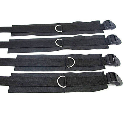 Bed Jam Sex Restraint Kit Adjustable Belt Nylon Handcuffs Ankle Cuffs Under Bed BDSM Bondage Erotic Toys Fixation Adult Game - My StoreBed Jam Sex Restraint Kit Adjustable Belt Nylon Handcuffs Ankle Cuffs Under Bed BDSM Bondage Erotic Toys Fixation Adult Game33sextoysMy Store250g Black250g BlackBed Jam Sex Restraint Kit Adjustable Belt Nylon Handcuffs Ankle Cuffs Under Bed BDSM Bondage Erotic Toys Fixation Adult Game