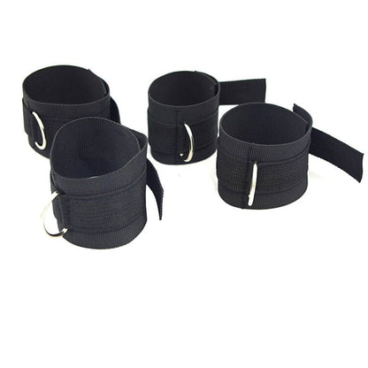 Bed Jam Sex Restraint Kit Adjustable Belt Nylon Handcuffs Ankle Cuffs Under Bed BDSM Bondage Erotic Toys Fixation Adult Game - My StoreBed Jam Sex Restraint Kit Adjustable Belt Nylon Handcuffs Ankle Cuffs Under Bed BDSM Bondage Erotic Toys Fixation Adult Game33sextoysMy Store250g Black250g BlackBed Jam Sex Restraint Kit Adjustable Belt Nylon Handcuffs Ankle Cuffs Under Bed BDSM Bondage Erotic Toys Fixation Adult Game