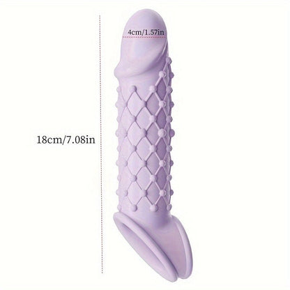 Blue Purple White Large TPE Material Wolf Tooth Mesh Simulation Penis Cover Penis Sleeve - My StoreBlue Purple White Large TPE Material Wolf Tooth Mesh Simulation Penis Cover Penis Sleevethai - adultMy StoreLight PurpleReticulateBlue Purple White Large TPE Material Wolf Tooth Mesh Simulation Penis Cover Penis Sleeve