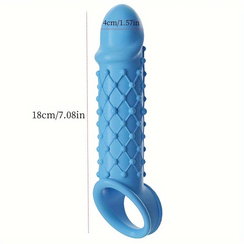 Blue Purple White Large TPE Material Wolf Tooth Mesh Simulation Penis Cover Penis Sleeve - My StoreBlue Purple White Large TPE Material Wolf Tooth Mesh Simulation Penis Cover Penis Sleevethai - adultMy StoreSky BlueReticulateBlue Purple White Large TPE Material Wolf Tooth Mesh Simulation Penis Cover Penis Sleeve