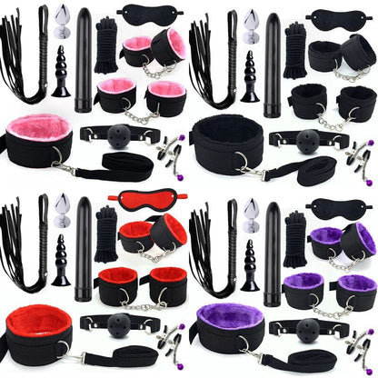 Bondage BDSM Kits Exotic Rope Play Sex Products for Adults Games Handcuffs Sexy Plush Toy for Couples Exotic Accessories 11pcs - My StoreBondage BDSM Kits Exotic Rope Play Sex Products for Adults Games Handcuffs Sexy Plush Toy for Couples Exotic Accessories 11pcs33sextoysMy StorePinkPinkBondage BDSM Kits Exotic Rope Play Sex Products for Adults Games Handcuffs Sexy Plush Toy for Couples Exotic Accessories 11pcs