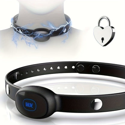 Bondage Device Electric Shock Neck Collar with Lock BDSM Electric Shock Neck Collar for Male Female. Silicone Adjustable Collar E - stim Bondage Device with Lock SM Restraints Role Play Adult Sex Toys for Men Women Couples - My StoreBondage Device Electric Shock Neck Collar with Lock BDSM Electric Shock Neck Collar for Male Female. Silicone Adjustable Collar E - stim Bondage Device with Lock SM Restraints Role Play Adult Sex Toys for Men Women Couplesthai - adultMy StoreBlackBondage Device Elect