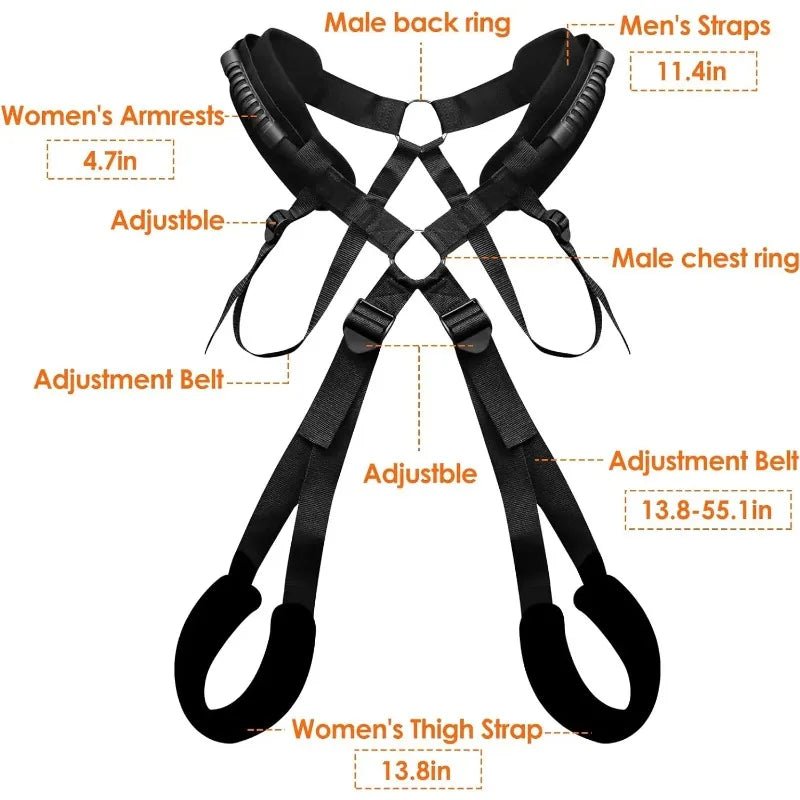 Bondage Love Slings for Couples Sex Swing Set with Adjustable Strap Adult BDSM Sex Toy Soft Plush Padding Mat Sex Restraints Toy - My StoreBondage Love Slings for Couples Sex Swing Set with Adjustable Strap Adult BDSM Sex Toy Soft Plush Padding Mat Sex Restraints Toythai - adultMy StoreblackBondage Love Slings for Couples Sex Swing Set with Adjustable Strap Adult BDSM Sex Toy Soft Plush Padding Mat Sex Restraints Toy