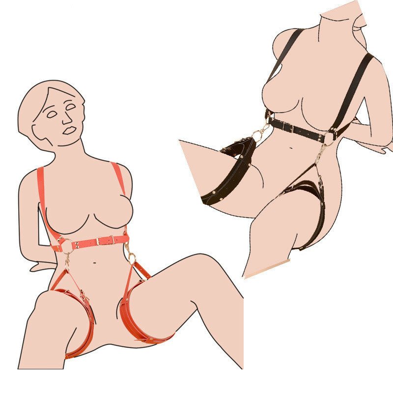BSDM Bondage Rope Leather Harness Toys for Women Adult Game Outfit Bra and Leg Suspenders Straps Garter Belt Sex Accessories - My StoreBSDM Bondage Rope Leather Harness Toys for Women Adult Game Outfit Bra and Leg Suspenders Straps Garter Belt Sex Accessories33sextoysMy StoreRedRedBSDM Bondage Rope Leather Harness Toys for Women Adult Game Outfit Bra and Leg Suspenders Straps Garter Belt Sex Accessories