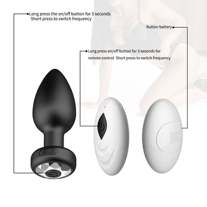 Butt Plug Anal Plug Vibrators Unisex Sex Stopper Wireless Anal Vibrator for Men Women Anal Trainer Sex Toys for Adults 18 Couple - My StoreButt Plug Anal Plug Vibrators Unisex Sex Stopper Wireless Anal Vibrator for Men Women Anal Trainer Sex Toys for Adults 18 Couple33sextoysMy StoreChina-Anal plugTHAnal plugButt Plug Anal Plug Vibrators Unisex Sex Stopper Wireless Anal Vibrator for Men Women Anal Trainer Sex Toys for Adults 18 Couple
