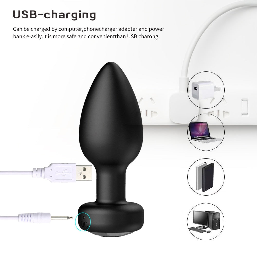 Butt Plug Anal Plug Vibrators Unisex Sex Stopper Wireless Anal Vibrator for Men Women Anal Trainer Sex Toys for Adults 18 Couple - My StoreButt Plug Anal Plug Vibrators Unisex Sex Stopper Wireless Anal Vibrator for Men Women Anal Trainer Sex Toys for Adults 18 Couple33sextoysMy StoreChina-Anal plugTHAnal plugButt Plug Anal Plug Vibrators Unisex Sex Stopper Wireless Anal Vibrator for Men Women Anal Trainer Sex Toys for Adults 18 Couple