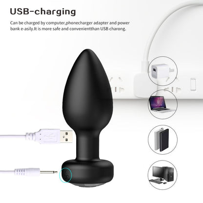 Butt Plug Anal Plug Vibrators Unisex Sex Stopper Wireless Anal Vibrator for Men Women Anal Trainer Sex Toys for Adults 18 Couple - My StoreButt Plug Anal Plug Vibrators Unisex Sex Stopper Wireless Anal Vibrator for Men Women Anal Trainer Sex Toys for Adults 18 Couple33sextoysMy StoreChina-Anal plugTHAnal plugButt Plug Anal Plug Vibrators Unisex Sex Stopper Wireless Anal Vibrator for Men Women Anal Trainer Sex Toys for Adults 18 Couple