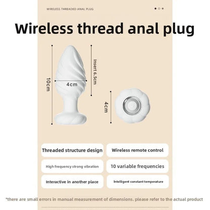 Butt Plug Anal Vibrator Prostate Massager for Men Wireless APP Vibrating Anal Plug for Women Adult Sex Toy for Gay Couples - My StoreButt Plug Anal Vibrator Prostate Massager for Men Wireless APP Vibrating Anal Plug for Women Adult Sex Toy for Gay Couplesthai - adultMy StoreWhiteButt Plug Anal Vibrator Prostate Massager for Men Wireless APP Vibrating Anal Plug for Women Adult Sex Toy for Gay Couples