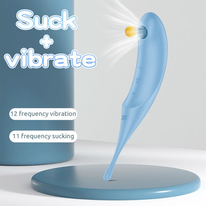 เครื่องสั่นสำหรับผู้หญิงเครื่องสั่น clitoral 2-in-1เครื่องสั่น clitoral เซ็กซ์ทอย