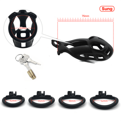 Cobra Male Chastity Device Kit Cock Cage Cock Ring BDSM Adult Games Sex Toys for Men Penis Ring Resin Sleeve PenisTrainer Cage - My StoreCobra Male Chastity Device Kit Cock Cage Cock Ring BDSM Adult Games Sex Toys for Men Penis Ring Resin Sleeve PenisTrainer Cage33sextoysMy StoreSungSungCobra Male Chastity Device Kit Cock Cage Cock Ring BDSM Adult Games Sex Toys for Men Penis Ring Resin Sleeve PenisTrainer Cage