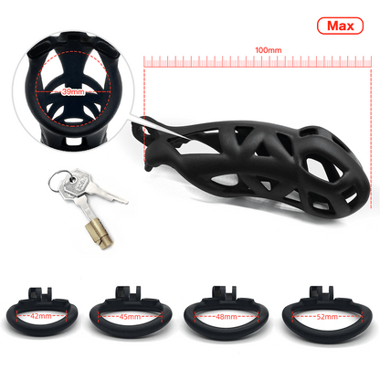 Cobra Male Chastity Device Kit Cock Cage Cock Ring BDSM Adult Games Sex Toys for Men Penis Ring Resin Sleeve PenisTrainer Cage - My StoreCobra Male Chastity Device Kit Cock Cage Cock Ring BDSM Adult Games Sex Toys for Men Penis Ring Resin Sleeve PenisTrainer Cage33sextoysMy StoreMicroMicroCobra Male Chastity Device Kit Cock Cage Cock Ring BDSM Adult Games Sex Toys for Men Penis Ring Resin Sleeve PenisTrainer Cage