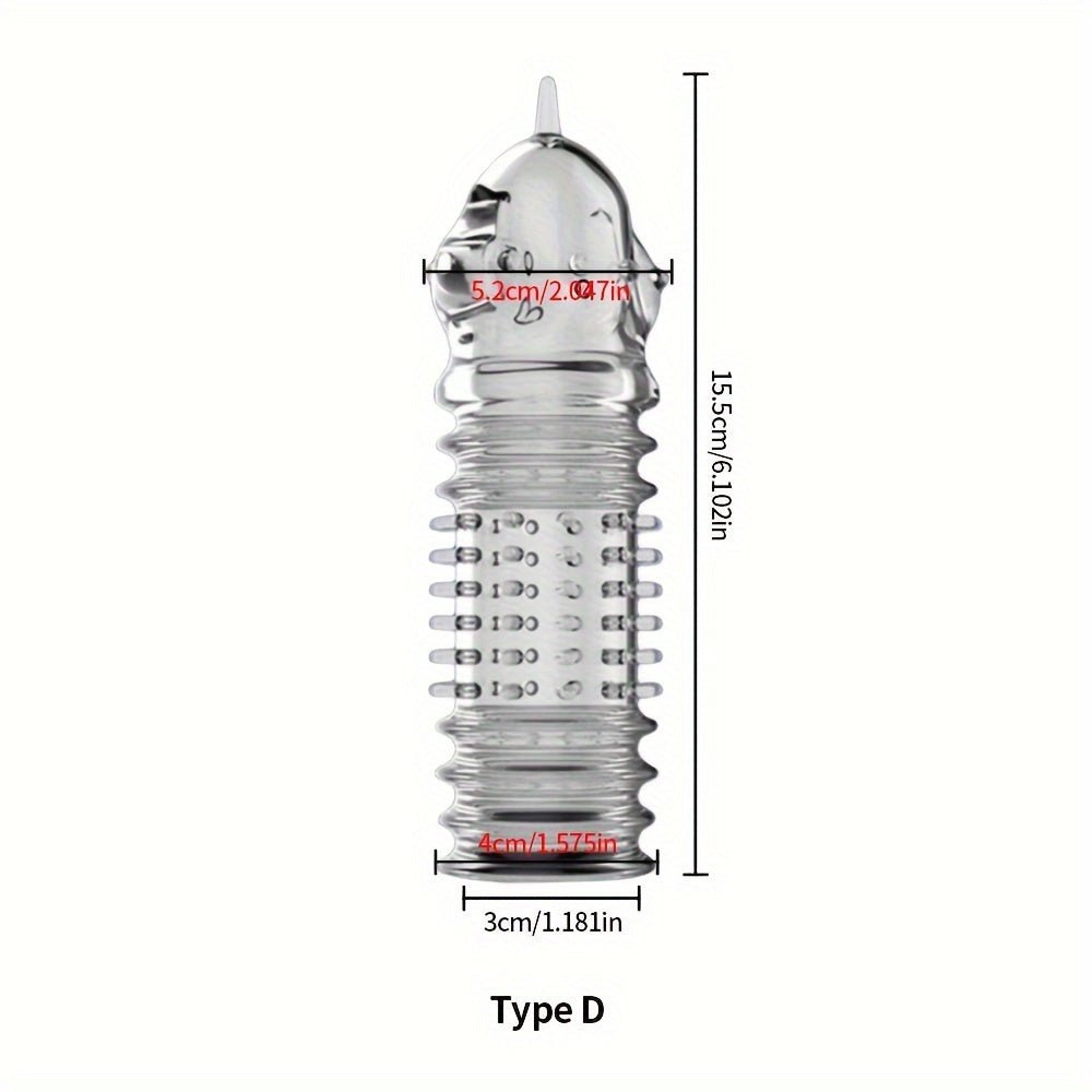 Crystal Men's Adult Sex Toy Penis Cover Sleeve Penis Extender Reusable Delay Ejaculation Add More Fun And Excitement For Men Women Couples - My StoreCrystal Men's Adult Sex Toy Penis Cover Sleeve Penis Extender Reusable Delay Ejaculation Add More Fun And Excitement For Men Women Couplesthai - adultMy StoreTransparentType DCrystal Men's Adult Sex Toy Penis Cover Sleeve Penis Extender Reusable Delay Ejaculation Add More Fun And Excitement For Men Women Couples