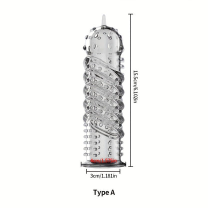 Crystal Men's Adult Sex Toy Penis Cover Sleeve Penis Extender Reusable Delay Ejaculation Add More Fun And Excitement For Men Women Couples - My StoreCrystal Men's Adult Sex Toy Penis Cover Sleeve Penis Extender Reusable Delay Ejaculation Add More Fun And Excitement For Men Women Couplesthai - adultMy StoreTransparentType ACrystal Men's Adult Sex Toy Penis Cover Sleeve Penis Extender Reusable Delay Ejaculation Add More Fun And Excitement For Men Women Couples
