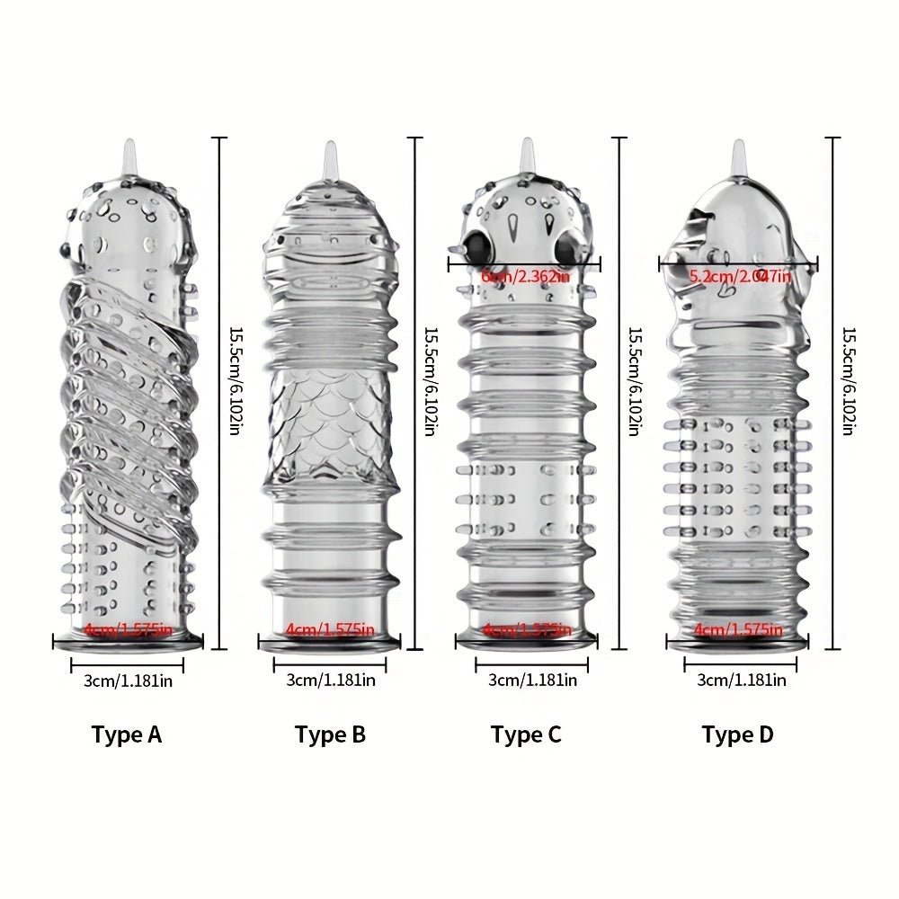 Crystal Men's Adult Sex Toy Penis Cover Sleeve Penis Extender Reusable Delay Ejaculation Add More Fun And Excitement For Men Women Couples - My StoreCrystal Men's Adult Sex Toy Penis Cover Sleeve Penis Extender Reusable Delay Ejaculation Add More Fun And Excitement For Men Women Couplesthai - adultMy StoreTransparentType ACrystal Men's Adult Sex Toy Penis Cover Sleeve Penis Extender Reusable Delay Ejaculation Add More Fun And Excitement For Men Women Couples
