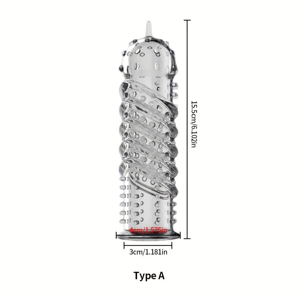 Crystal Men's Adult Sex Toy Penis Cover Sleeve Penis Extender Reusable Delay Ejaculation Add More Fun And Excitement For Men Women Couples - My StoreCrystal Men's Adult Sex Toy Penis Cover Sleeve Penis Extender Reusable Delay Ejaculation Add More Fun And Excitement For Men Women Couplesthai - adultMy StoreTransparentType ACrystal Men's Adult Sex Toy Penis Cover Sleeve Penis Extender Reusable Delay Ejaculation Add More Fun And Excitement For Men Women Couples