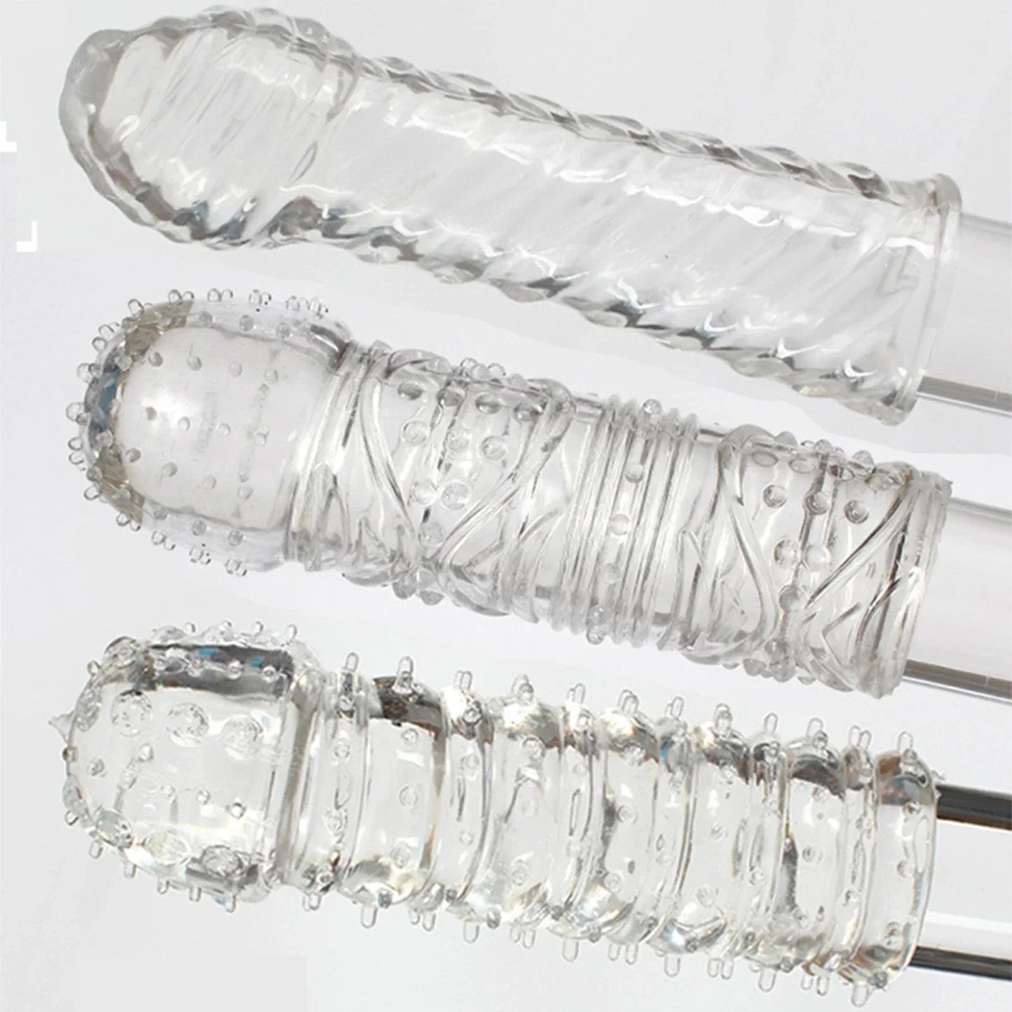 Crystal Ribbed Spikes Dick Extender Penis Enlargement Sleeve Condoms Adult Toys Resuable Condoms G Spot Stimulation Penis Sleeve - My StoreCrystal Ribbed Spikes Dick Extender Penis Enlargement Sleeve Condoms Adult Toys Resuable Condoms G Spot Stimulation Penis Sleevethai - adultMy StoreBCrystal Ribbed Spikes Dick Extender Penis Enlargement Sleeve Condoms Adult Toys Resuable Condoms G Spot Stimulation Penis Sleeve