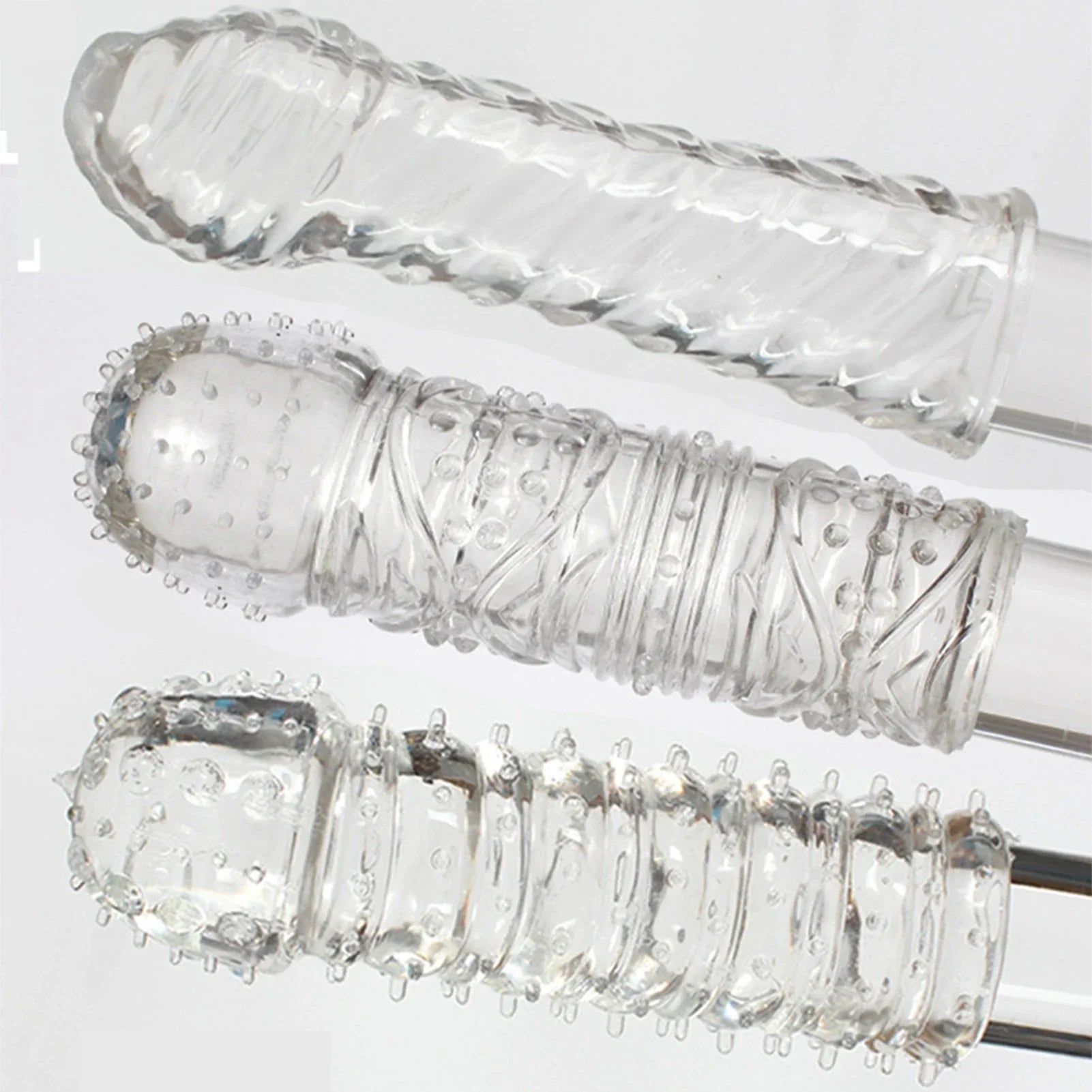 Crystal Ribbed Spikes Dick Extender Penis Enlargement Sleeve Condoms Adult Toys Resuable Condoms G Spot Stimulation Penis Sleeve - My StoreCrystal Ribbed Spikes Dick Extender Penis Enlargement Sleeve Condoms Adult Toys Resuable Condoms G Spot Stimulation Penis Sleevethai - adultMy StoreBCrystal Ribbed Spikes Dick Extender Penis Enlargement Sleeve Condoms Adult Toys Resuable Condoms G Spot Stimulation Penis Sleeve
