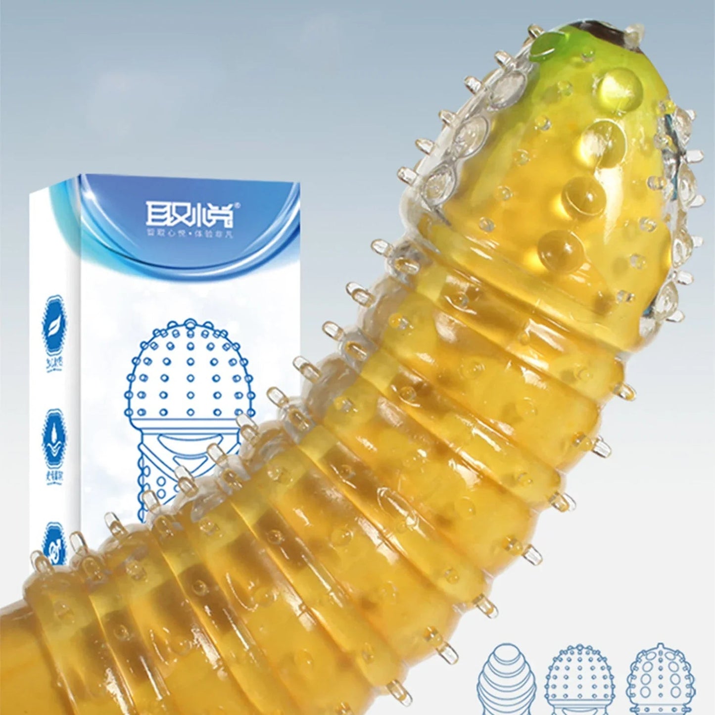 Crystal Ribbed Spikes Dick Extender Penis Enlargement Sleeve Condoms Adult Toys Resuable Condoms G Spot Stimulation Penis Sleeve - My StoreCrystal Ribbed Spikes Dick Extender Penis Enlargement Sleeve Condoms Adult Toys Resuable Condoms G Spot Stimulation Penis Sleevethai - adultMy StoreBCrystal Ribbed Spikes Dick Extender Penis Enlargement Sleeve Condoms Adult Toys Resuable Condoms G Spot Stimulation Penis Sleeve