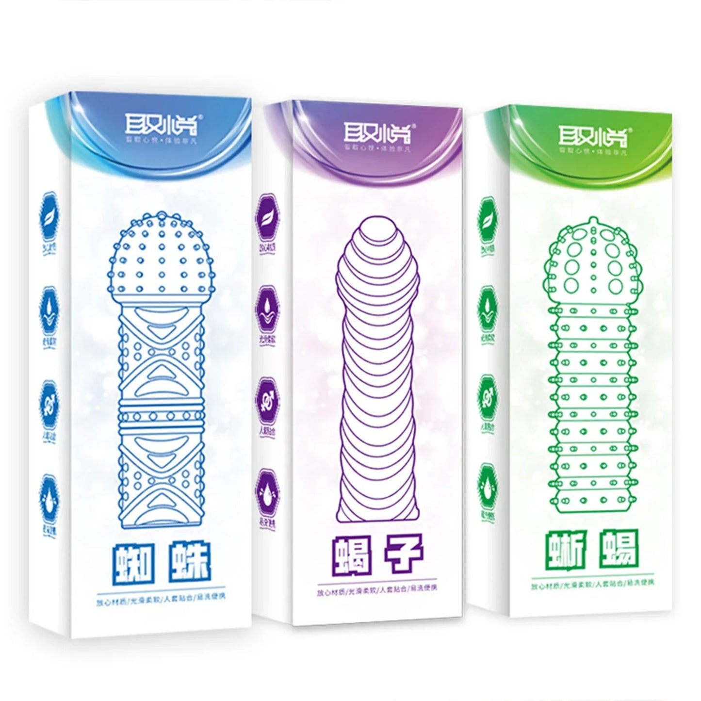 Crystal Ribbed Spikes Dick Extender Penis Enlargement Sleeve Condoms Adult Toys Resuable Condoms G Spot Stimulation Penis Sleeve - My StoreCrystal Ribbed Spikes Dick Extender Penis Enlargement Sleeve Condoms Adult Toys Resuable Condoms G Spot Stimulation Penis Sleevethai - adultMy StoreBCrystal Ribbed Spikes Dick Extender Penis Enlargement Sleeve Condoms Adult Toys Resuable Condoms G Spot Stimulation Penis Sleeve