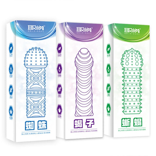 Crystal Ribbed Spikes Dick Extender Penis Enlargement Sleeve Condoms Adult Toys Resuable Condoms G Spot Stimulation Penis Sleeve - My StoreCrystal Ribbed Spikes Dick Extender Penis Enlargement Sleeve Condoms Adult Toys Resuable Condoms G Spot Stimulation Penis Sleevethai - adultMy StoreBCrystal Ribbed Spikes Dick Extender Penis Enlargement Sleeve Condoms Adult Toys Resuable Condoms G Spot Stimulation Penis Sleeve